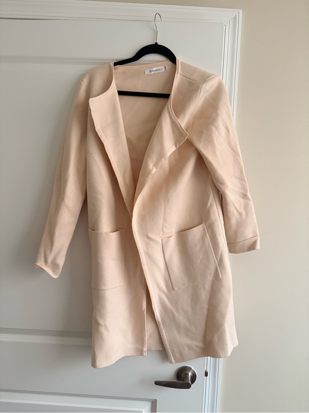 Cream  Women's Open-Front Small Anrabess Coatigan